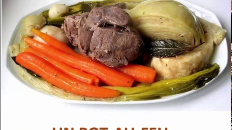 Les Plats Principaux Traditionnels de France